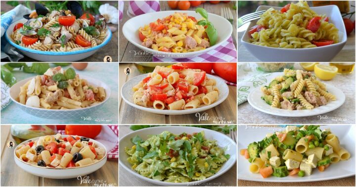 PASTA FREDDA 10 RICETTE di primi piatti veloci