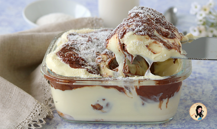 TIRAMISU COCCO E NUTELLA cremoso