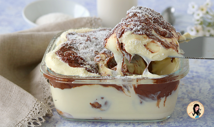 TIRAMISU COCCO E NUTELLA SENZA UOVA CRUDE NELLA CREMA
