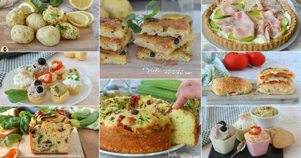 ANTIPASTI PER FERRAGOSTO piatti caldi e freddi ricette facili