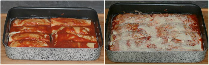 CANNELLONI DI CREPES con ricotta e spinaci