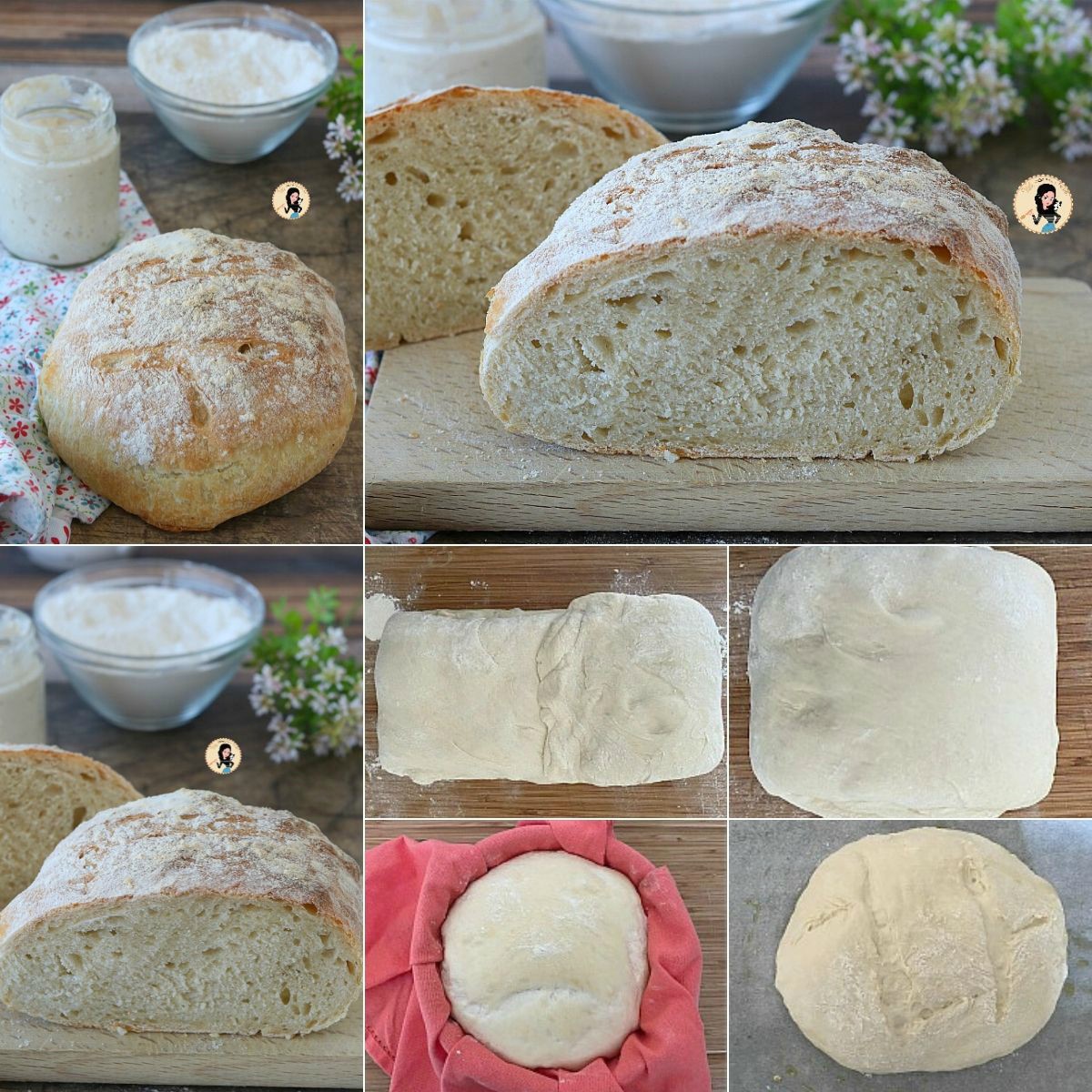 pane con lievito madre fatto in casa