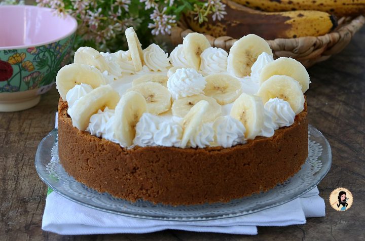 NEW YORK CHEESECAKE ALLE BANANE RICETTA CLASSICA