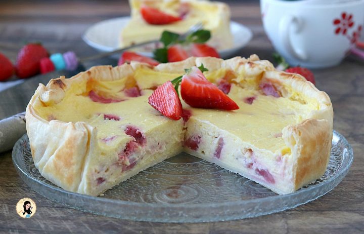 TORTA VELOCE ALLE FRAGOLE