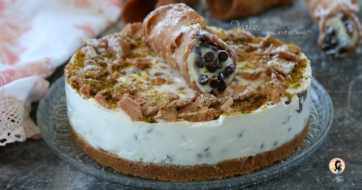TORTA CANNOLO SICILIANO senza cottura
