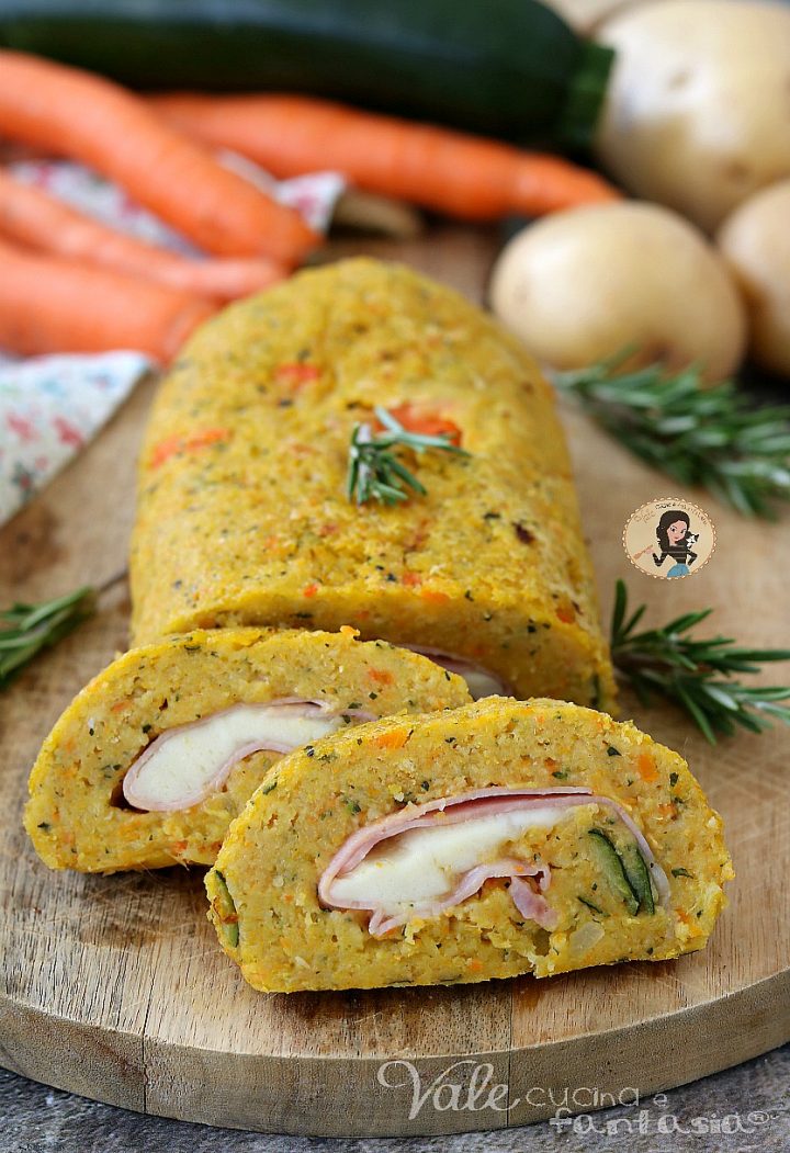 POLPETTONE DI VERDURE RIPIENO AL FORNO secondo piatto POLPETTONE DI VERDURE RIPIENO AL FORNO secondo piatto