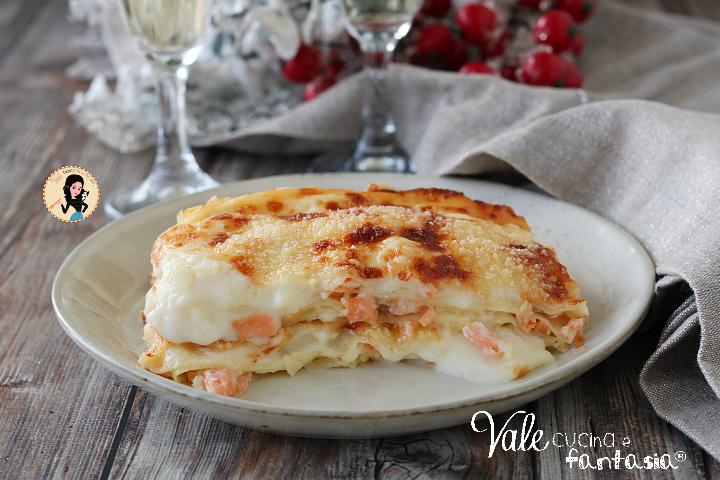 LASAGNE AL SALMONE RICETTA PRIMO PIATTO DI NATALE
