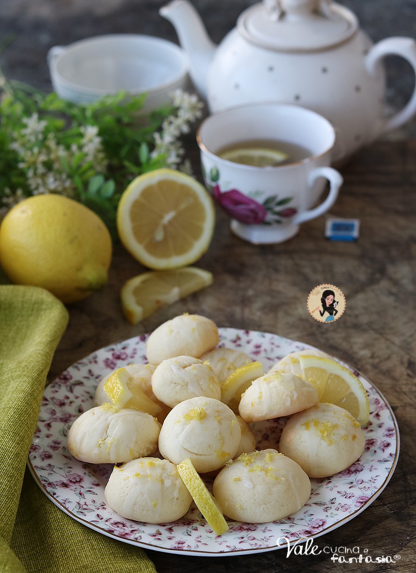 BISCOTTI AL LIMONE morbidi ricetta senza lievito