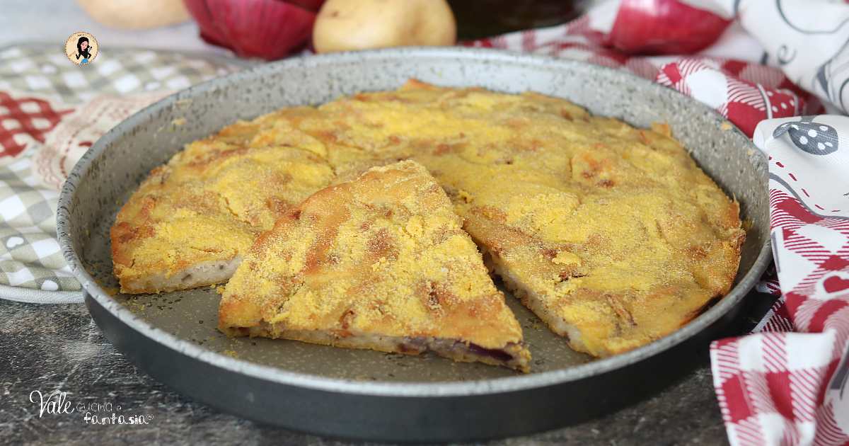 SCROCCHIARELLA cipolle tonno e patate ricetta furba senza lievito