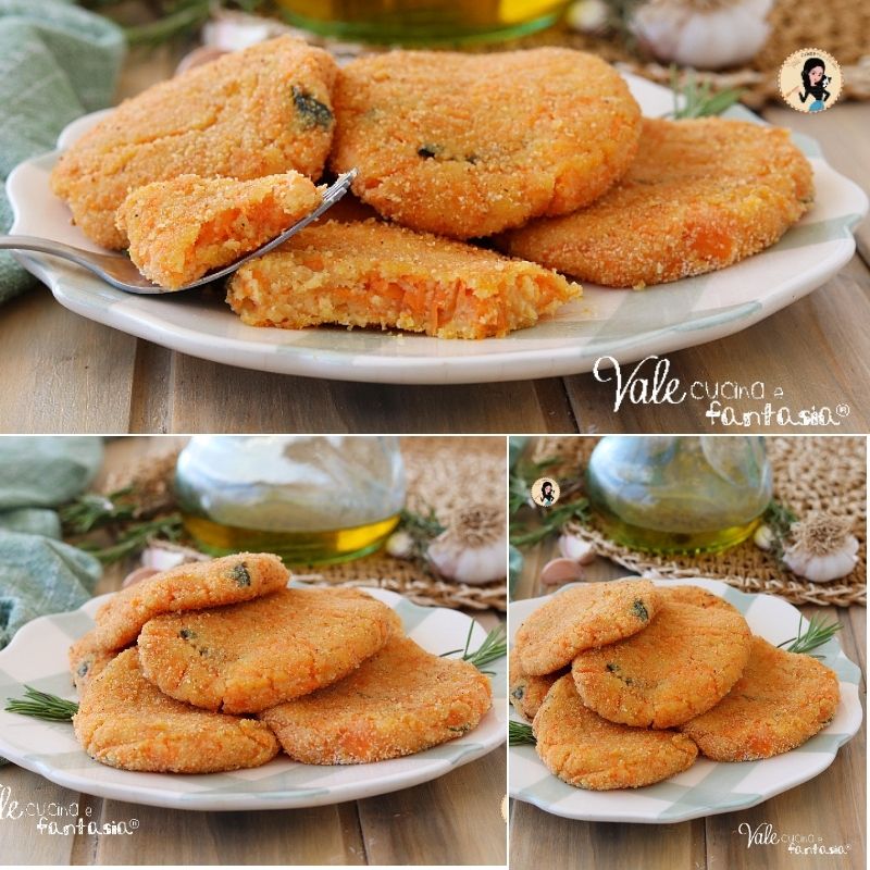 COTOLETTE DI ZUCCA in padella o al forno ricetta vegetariana