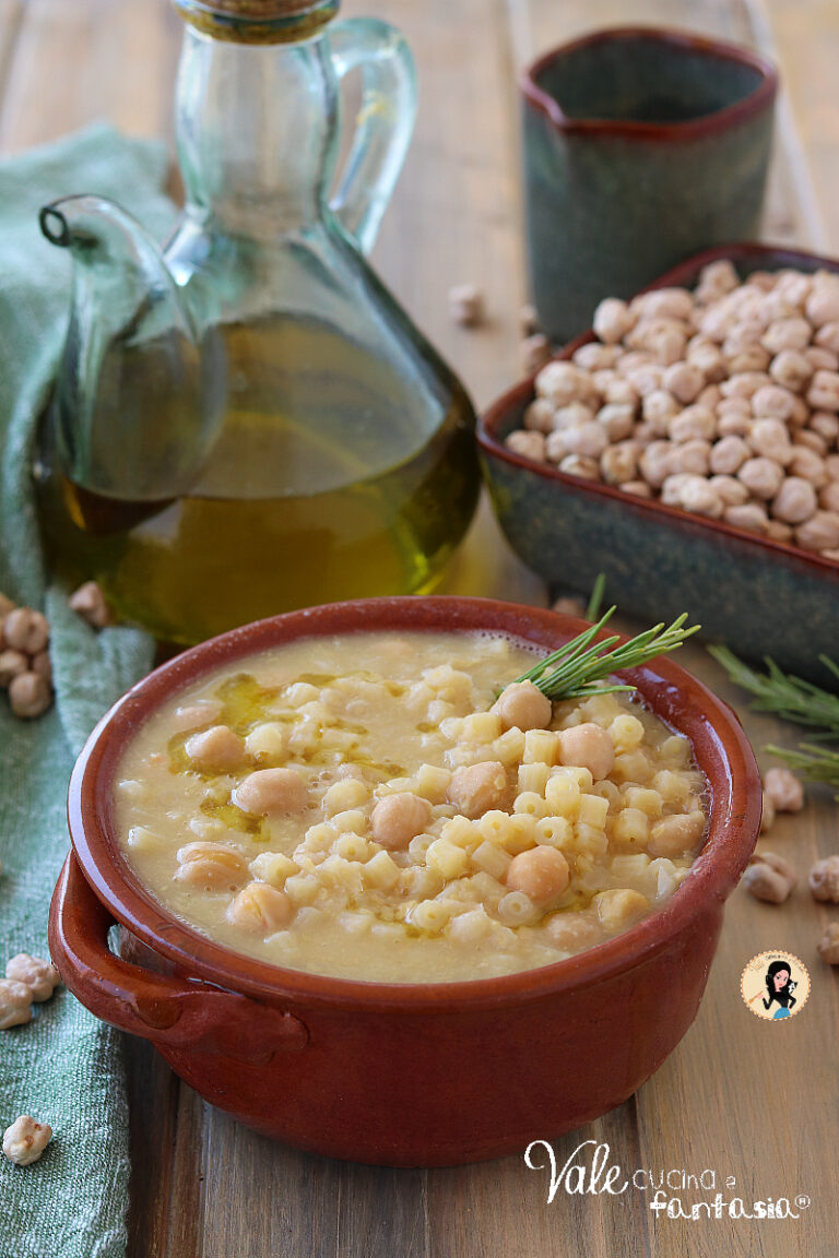 PASTA E CECI ALLA ROMANA ricetta primo piatto facile