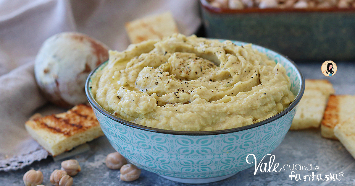 HUMMUS DI CECI E AVOCADO ricetta salsa veloce e gustosa