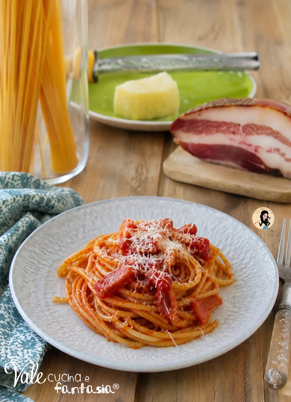Pasta all'amatriciana o spaghetti alla matriciana ricetta originale