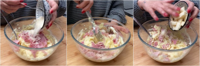 RUSTICO CON PATATE E PROVOLA ricetta con la pasta sfoglia facile e veloce, una torta salata semplice e con un ripieno buonissimo