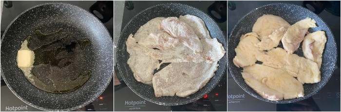scaloppine all'arancia