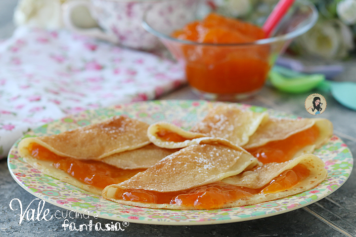 Crepes alla marmellata ricetta dolce facile e golosa