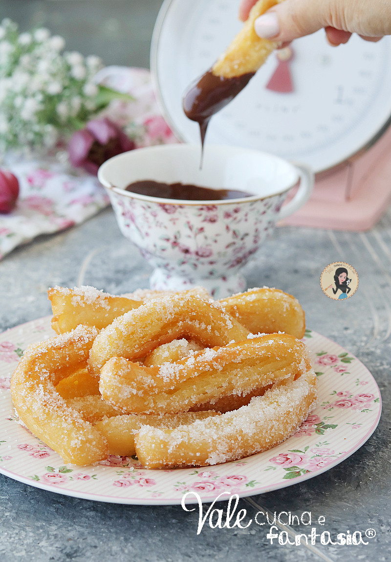 Churros Bastoncini Dolci Fritti Ricetta Dolce Facile