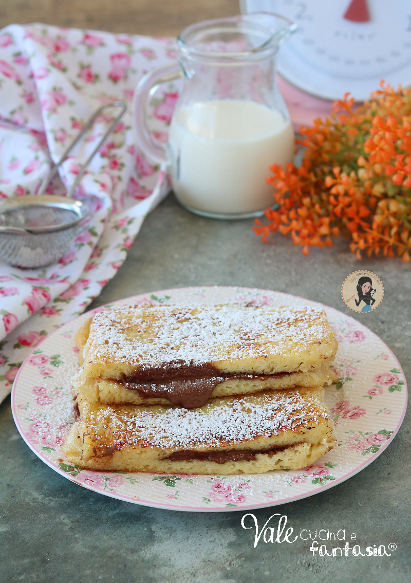 French toast alla nutella ricetta dolce facile e veloce