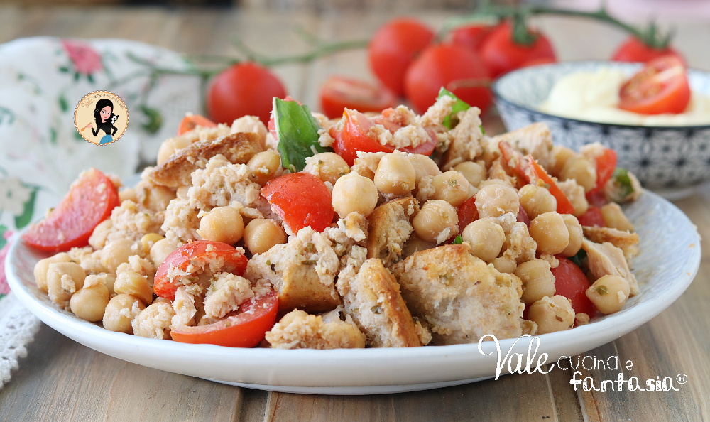 Insalata di ceci estiva ricetta facile e veloce Vale Cucina e Fantasia
