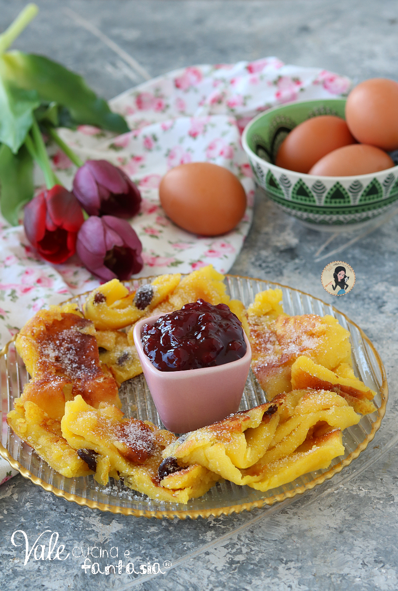 Kaiserschmarren ricetta frittata dolce tirolese più buona che ci sia
