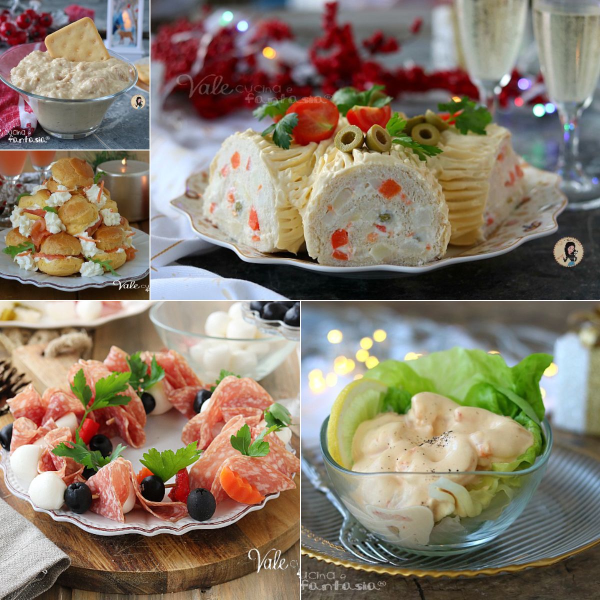 5 Antipasti di Natale Chic ricette eleganti ma economiche!