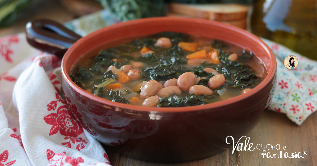 Zuppa Di Fagioli E Cavolo Nero Ricetta Rustica E Facile