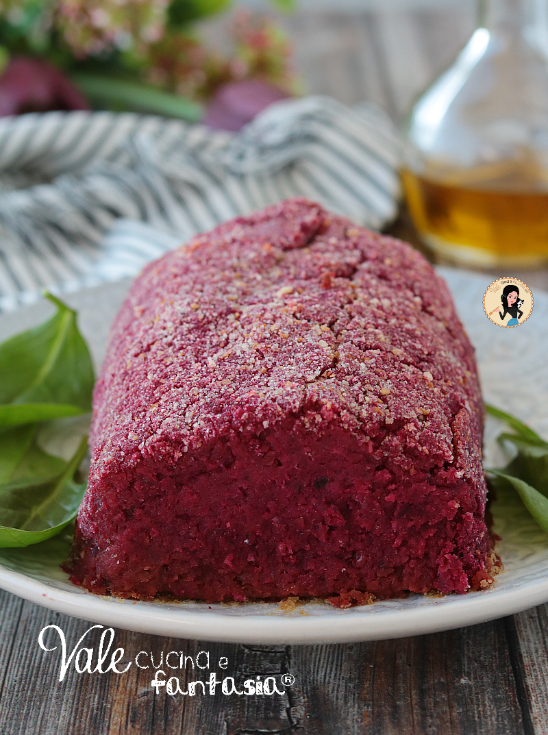 Polpettone di ceci e barbabietola ricetta secondo piatto senza uova e cotto al forno, polpettone di barbabietole leggero e morbidissimo!