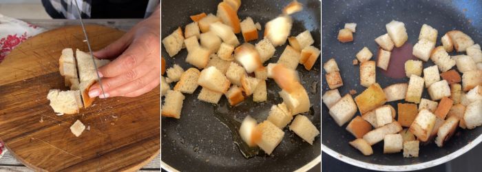 Insalata di legumi estiva ricetta facile e veloce, insalatona di legumi con crostini di pane facile, gustosa e veloce