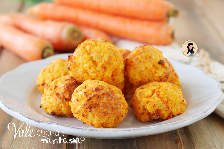 Polpette di carote e ricotta ricetta light in friggitrice ad aria o al forno