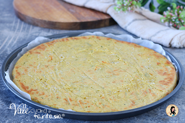 Schiacciata di ceci e zucchine una ricetta facile e con poche calorie!
