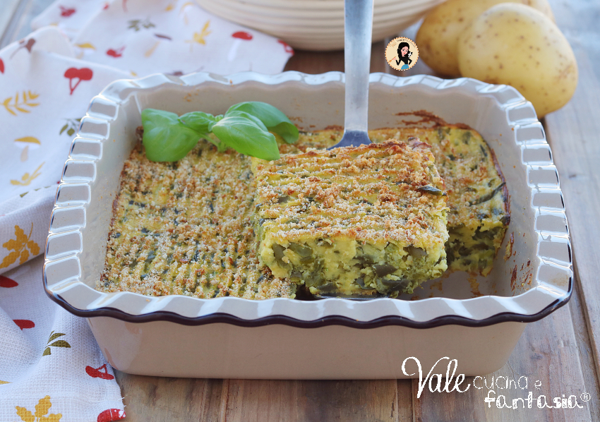 Polpettone alla Genovese o polpettone alla ligure con patate e fagiolini, una ricetta per un polpettone di verdure facile e buonissimo!