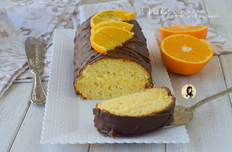 Rotolo arancia e cioccolato ricetta simile alle merendine Fiesta! Rotolo con crema pasticcera alle arance golosissimo!