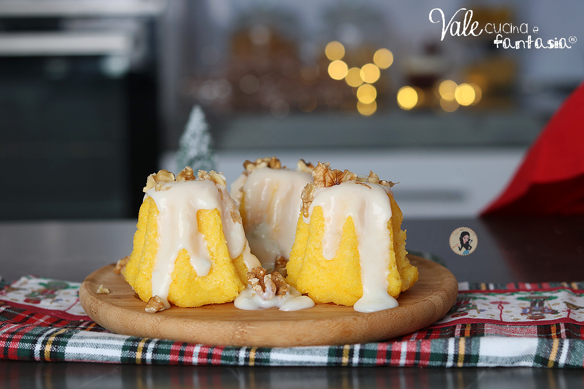 Pandorini di polenta con crema al gorgonzola e noci Antipasto di Natale facile, scenografico e credetemi buono in modo assurdo!