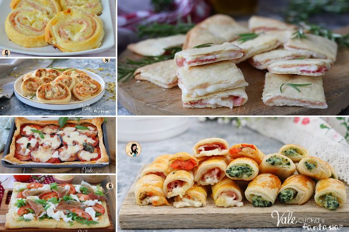 6 Antipasti di pasta sfoglia ricette lampo!