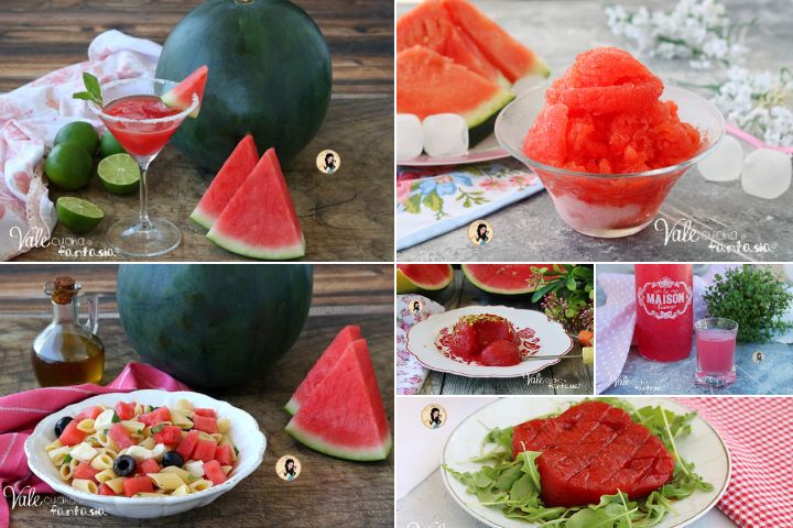 Ricette con anguria o cocomero dolci e salate facili, fresche e perfette per l'estate! Ricette estive con il cocomero che dovete assolutamente provare!