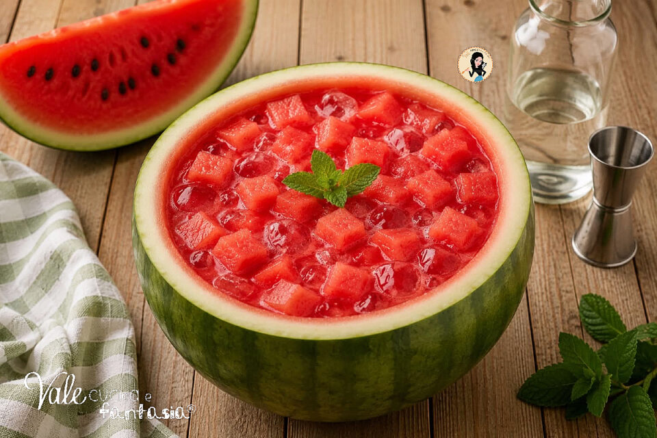 Anguriata ricetta estiva di Ferragosto! Che cos'è l'anguriata? Come si prepara? Come si condisce? Tutta la ricetta con varianti e consigli!