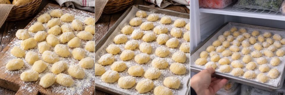 Come congelare gli gnocchi fatti in casa ricetta e tutti i consigli per averli perfetti e pronti da cuocere quando volete