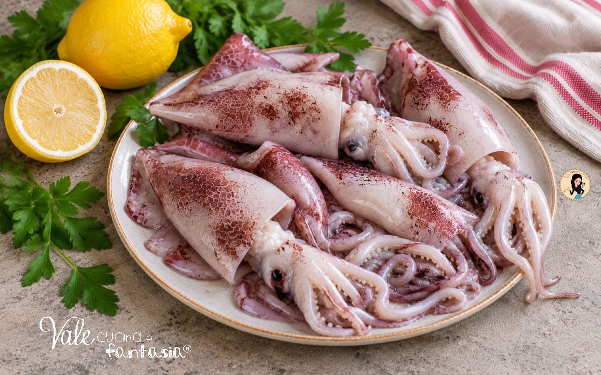 Come pulire i calamari tutorial facile passo passo