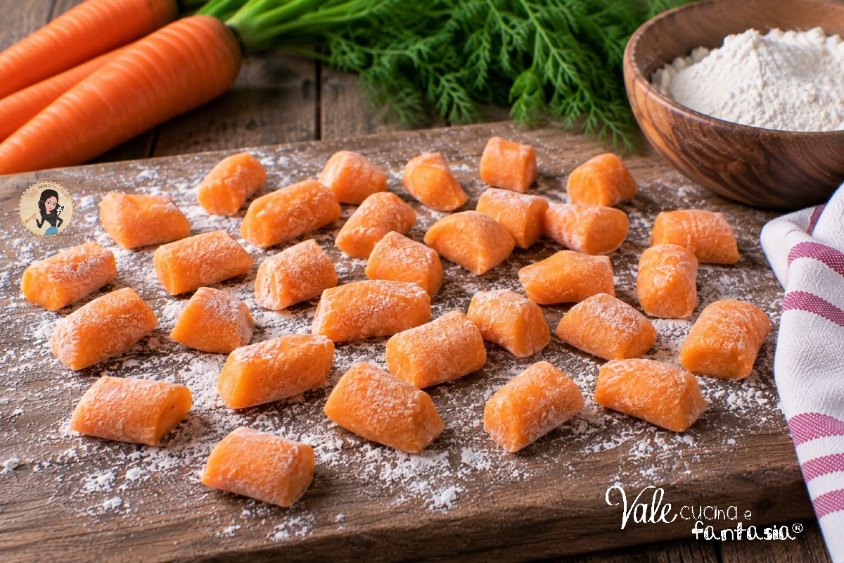 Gnocchi di carote ricetta senza patate facile e veloce