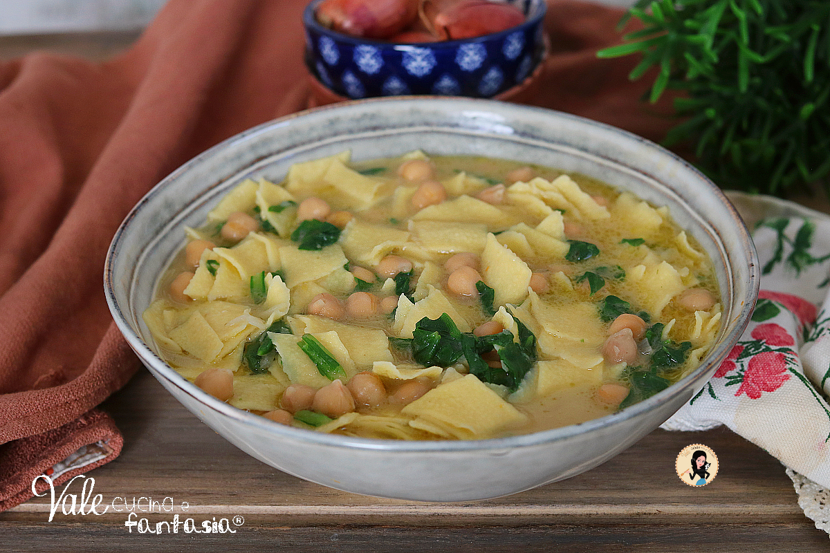 Maltagliati ceci e bietole ricetta cremosa e facile