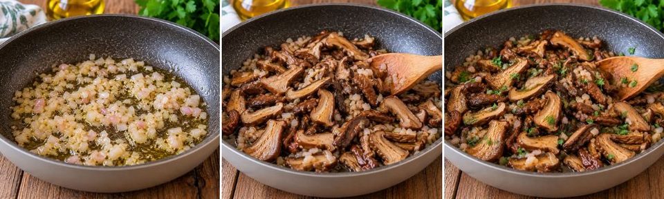 Come cucinare i funghi secchi, quanto tenerli in ammollo, come strizzarli, come utilizzare l'acqua dei funghi e come cuocerli