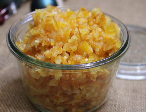 Ricetta facile scorze  candite e gelatina di arance