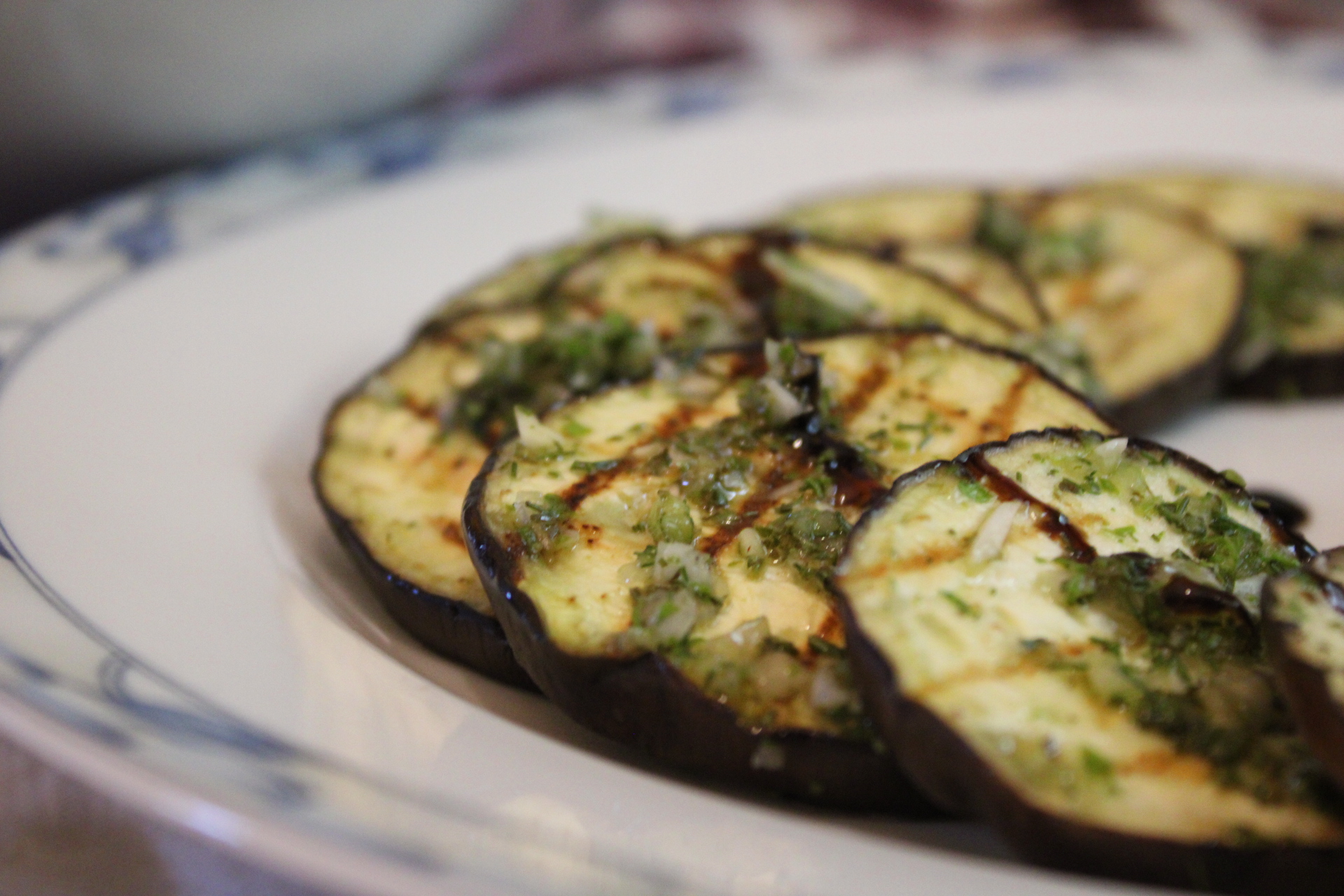 Melanzane grigliate e marinate
