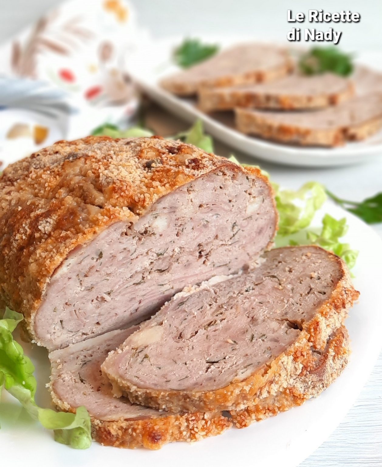 Polpettone di Manzo con Mortadella al Forno Le Ricette di Nady