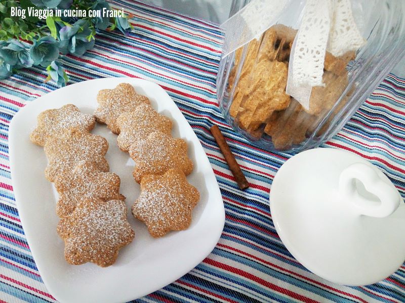 biscotti integrali al miele e cannella senza burro