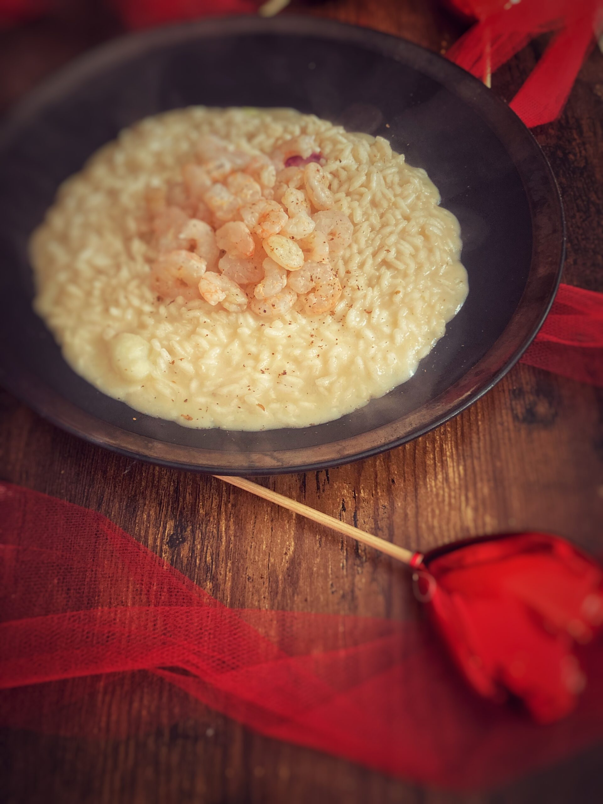 Risotto cacio pepe e gamberi — Blog di ViaggiandoMangiando