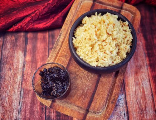 Jeera rice e Imli chutney (India)