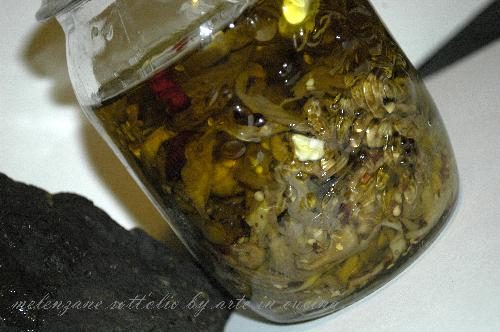 Conserve melanzane sott’olio di nonna Ottavia