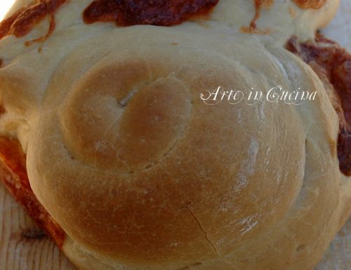 Pan brioche rustico al formaggio per antipasto