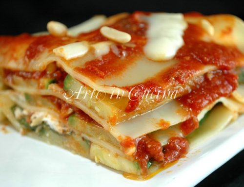 Lasagna con zucchine e ricotta ricetta semplice